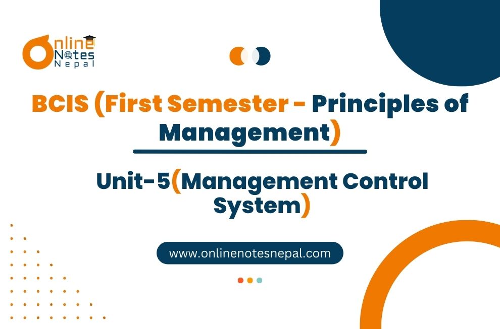 Management Control System Photo